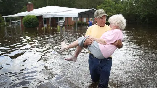 hurricane florence. evacuation plan